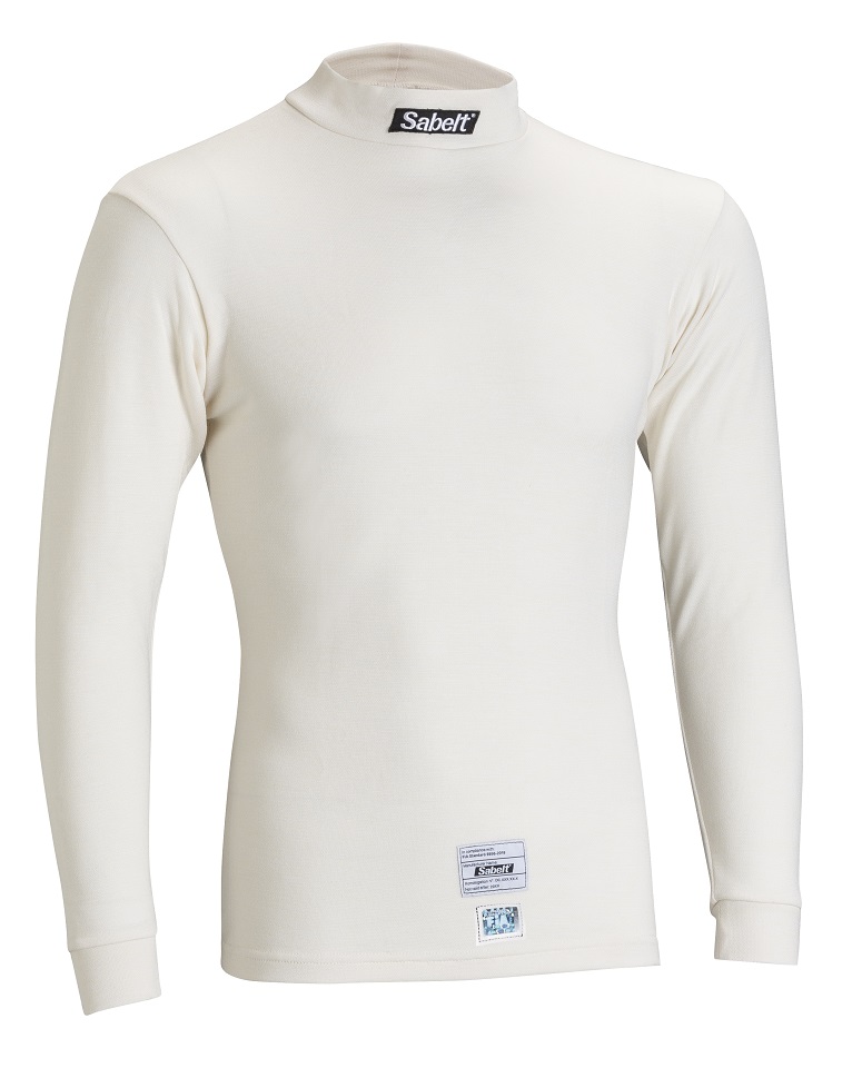 Camiseta regular fit ignifuga Sabelt UI600 - FIA8856-2018 (Bianco)