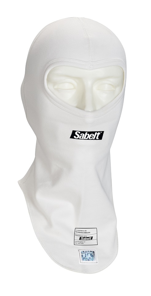 Cagoule ignifugée Sabelt UI200 - FIA 8856-2018 (Blanc)