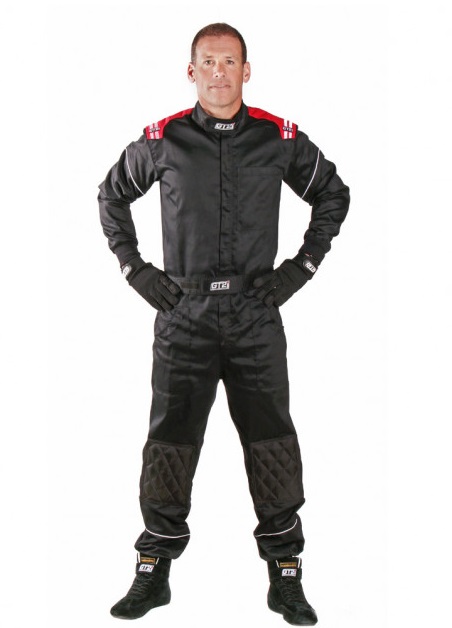 Traje mecánico del Club GT2i Negro/Rojo