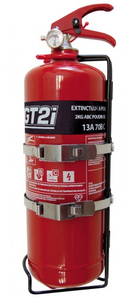 Extintor mecánico de mano de acero de 2Kg de polvo