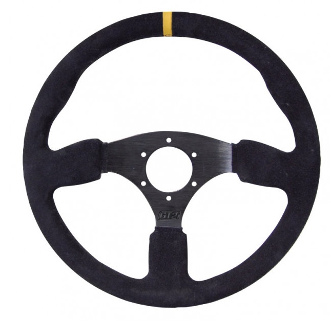Volant GT2i Race peau retournée - Plat