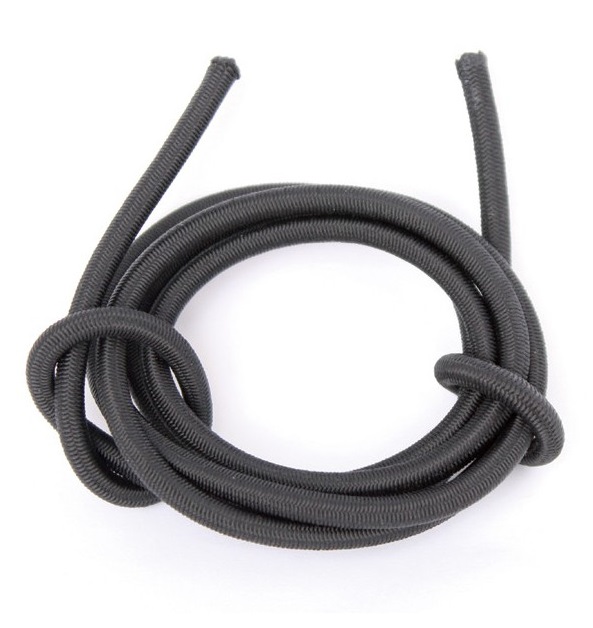 Elastique 1M X 5mm Noir pour Harnais