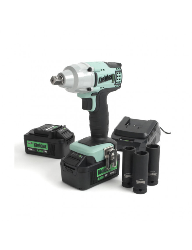Kielder® 18V 1/2'' 430Nm impact wrench + 3 sockets
