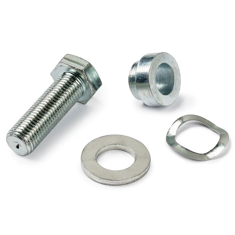 Kit screw 7/16 thread 35mm lenght with spacer and washer