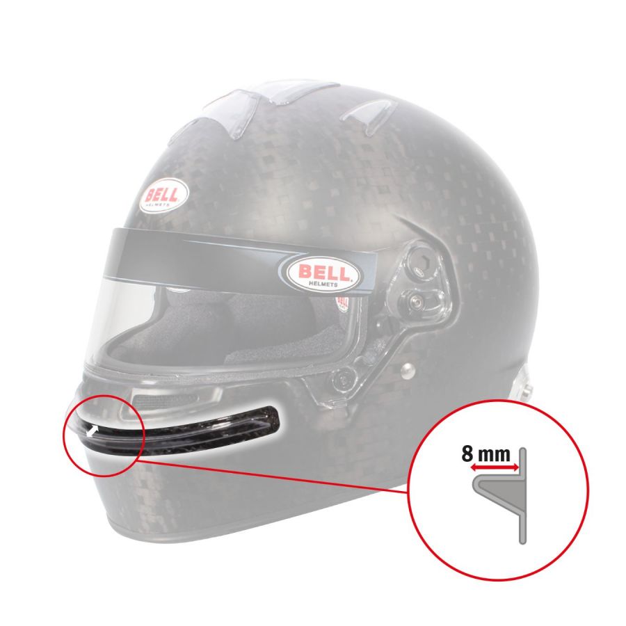 Front spoiler for HP77/HP7/RS7 helmet 