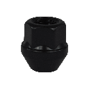 Velgmoer open M14x1.25, L : 25mm, Zwart, zink