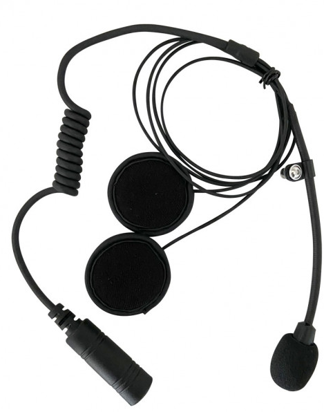 GT2i microphone / speaker kit for open face helmet without earmuffs