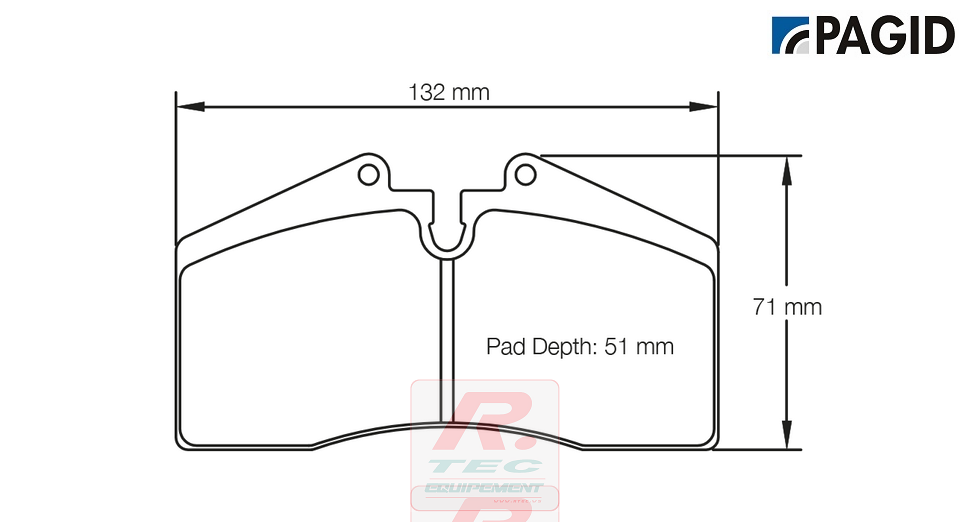 S1204 - Pagid brake pads RS14