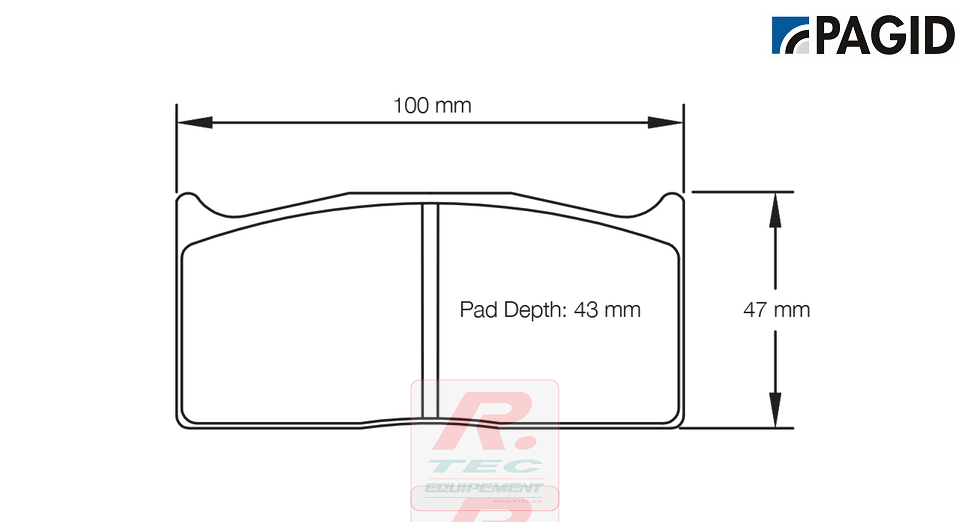 S1283 - Pagid brake pads RS42