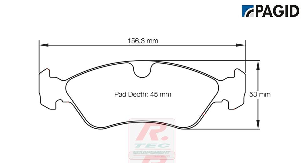 S1288 - Pagid brake pads RS42