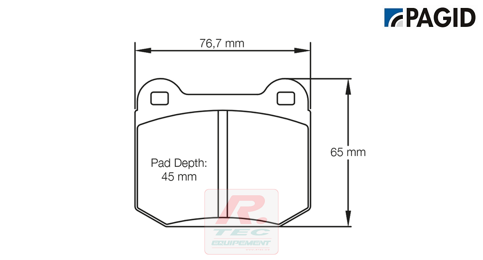 S1587 - Plaquettes de frein Pagid RS42