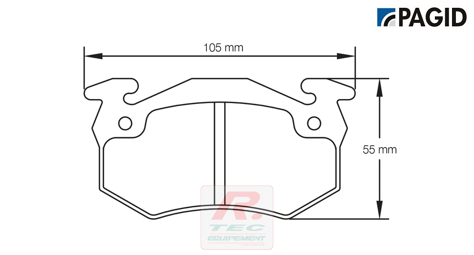 S1610 - Pagid brake pads RS42