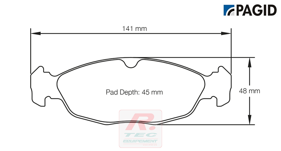 S1620 - Pagid brake pads RS42