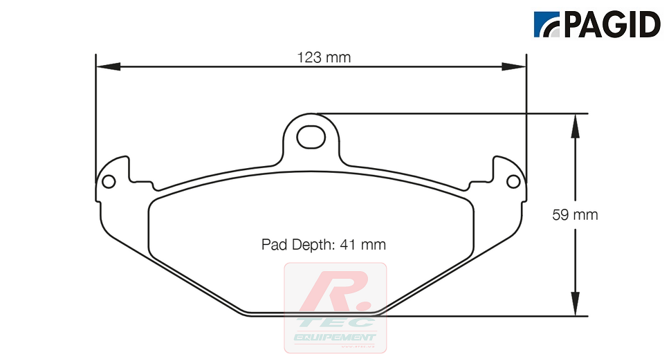S1682 - Pagid brake pads RS14