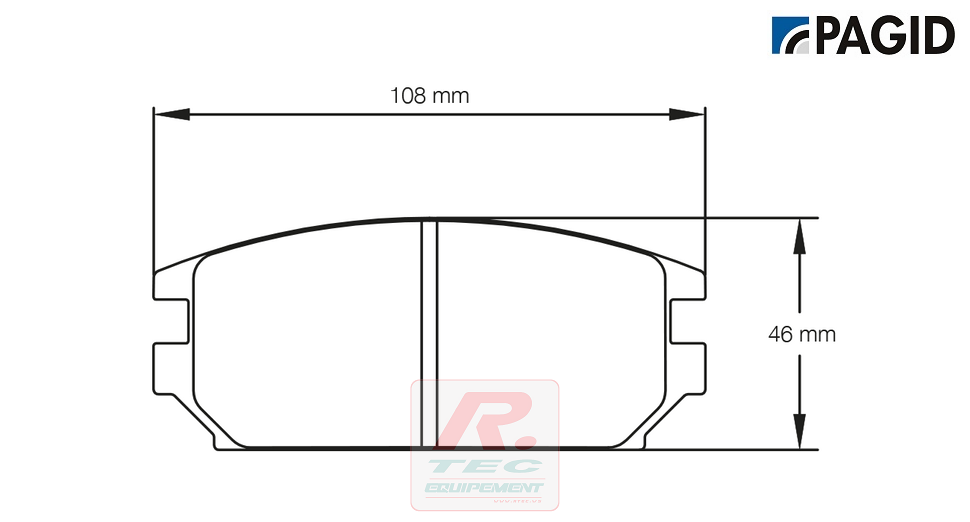 S2445 - Pagid brake pads RS42