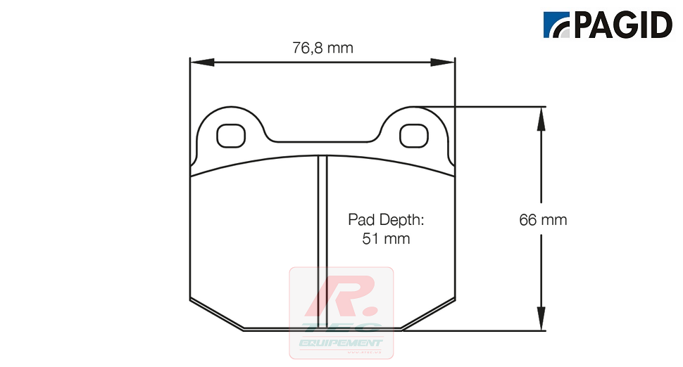 S2593 - Plaquettes de frein Pagid RS14