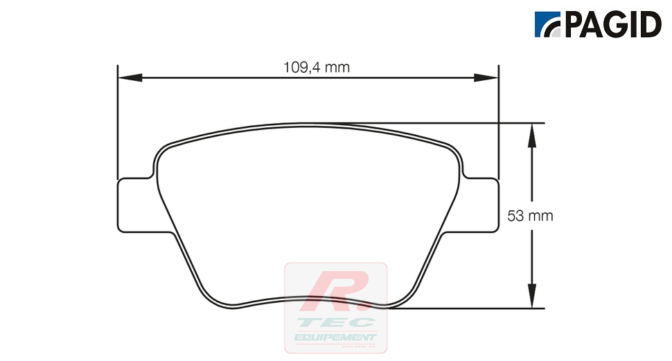 S4936 - Pagid brake pads RS44