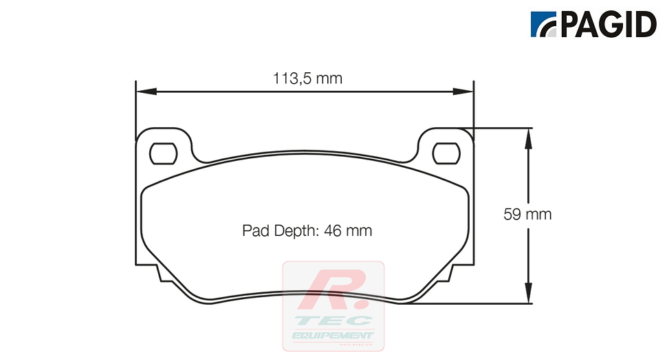 S8076 - Pagid brake pads RS14