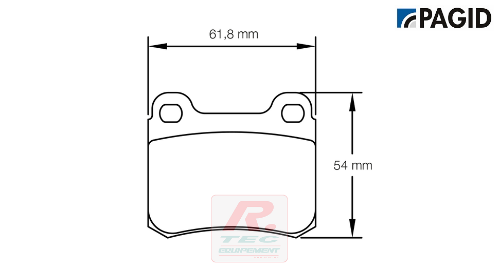S1151 - Pagid brake pads RSH42