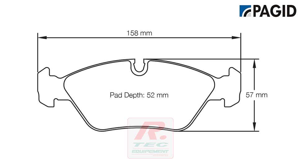S1144 - Pagid brake pads RSL29