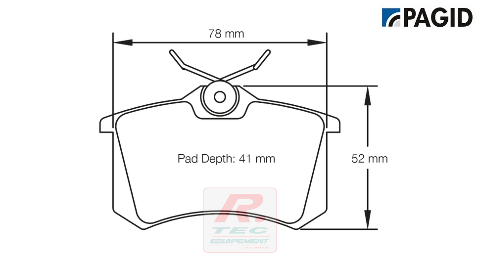 S1158 - Pagid brake pads RSL19