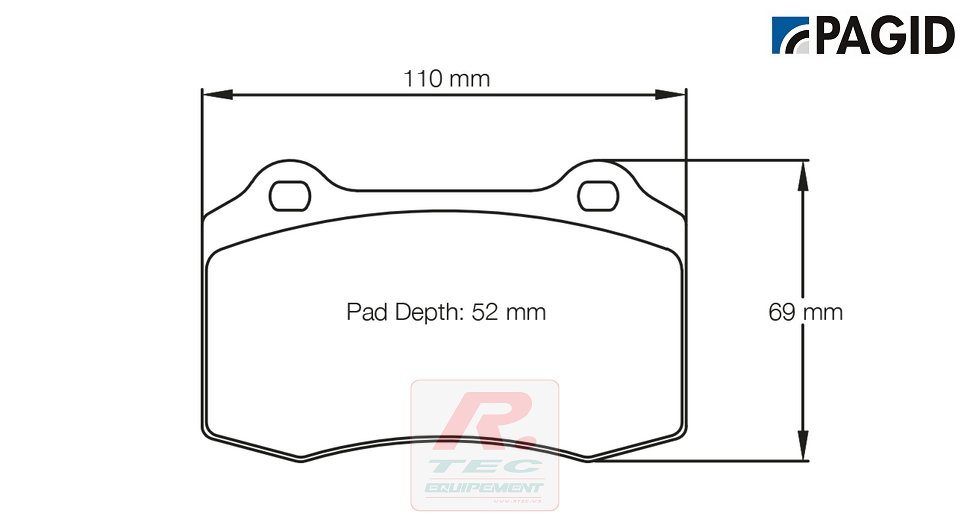 S1408 - Pagid brake pads RSL1