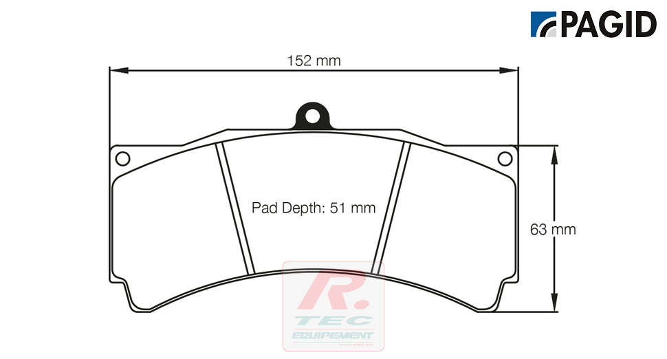 S1538 - Pagid brake pads rodées RSL19