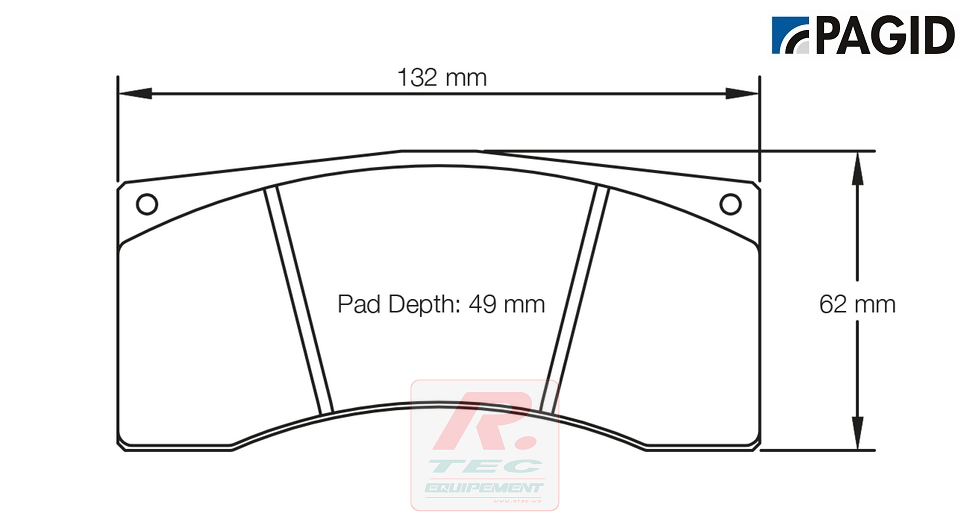 S1674 - Pagid brake pads rodées RSL1