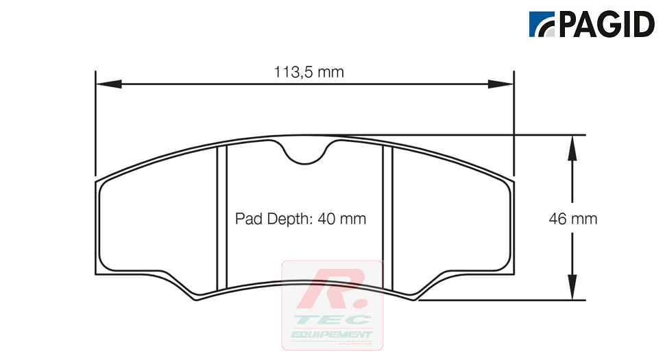 S1749 - Pagid brake pads RSL29