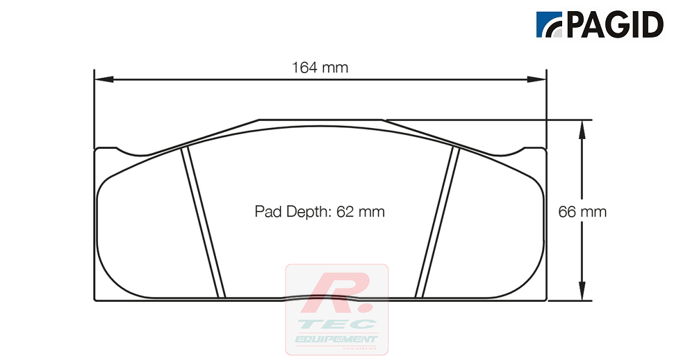 S2016 - Pagid brake pads rodées RSL1