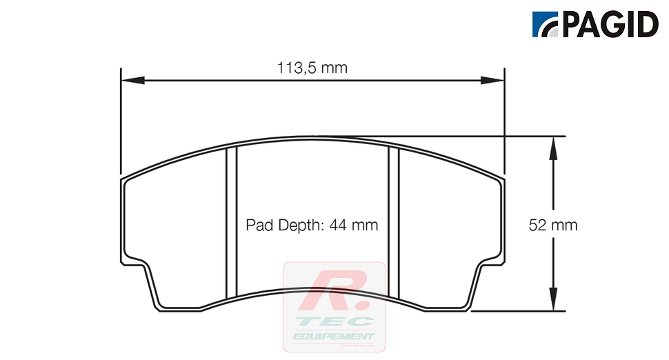 S2127 - Pagid brake pads RSL1