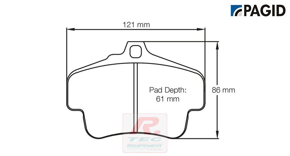S2405 - Pagid brake pads RSL1