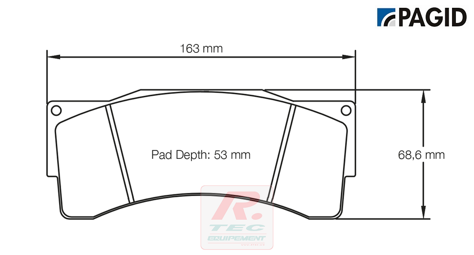 S2559 - Pagid brake pads rodées RSL1