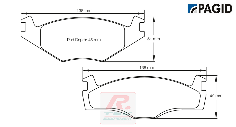 S4011 - Pagid remblokken RSL29
