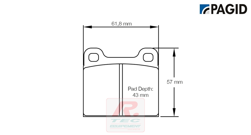 S4304 - Plaquettes de frein Pagid RSL29