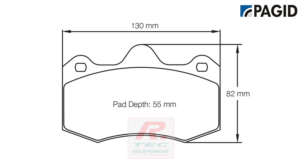 S4345 - Plaquettes de frein Pagid RSL1