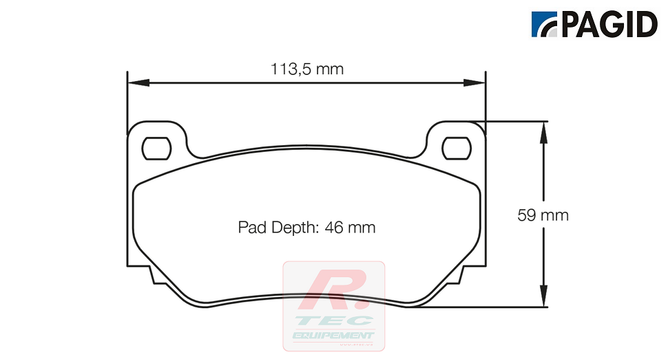 S4349 - Plaquettes de frein Pagid RSL29