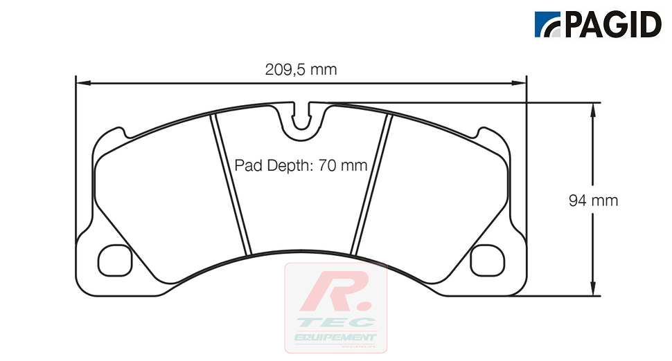 S4917 - Pagid brake pads RSL29