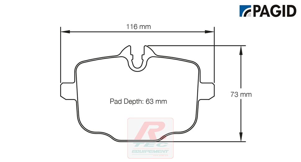 S4932 - Pagid brake pads RSL29