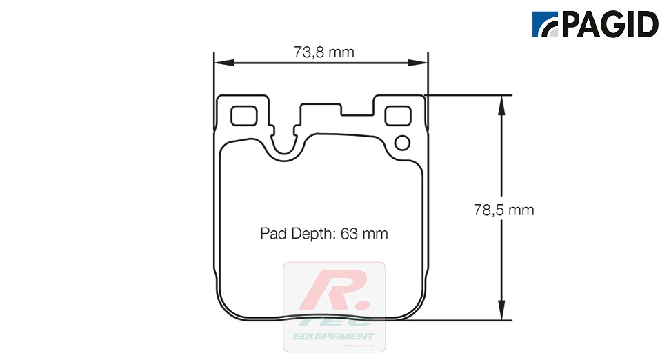 S4933 - Pagid brake pads RSL1
