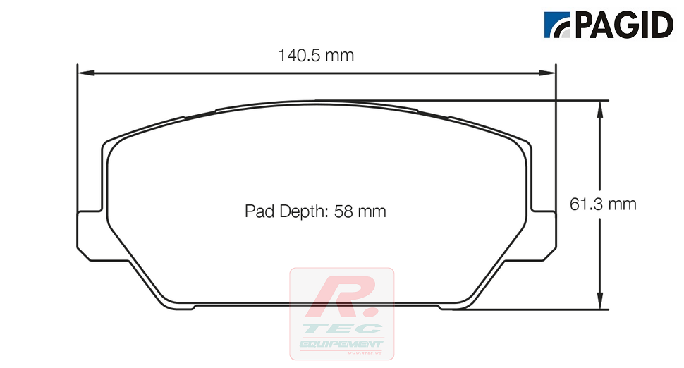 S7034 - Plaquettes de frein Pagid RSL2
