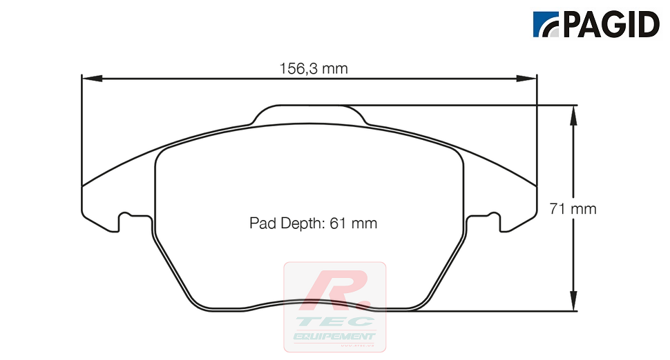 S8001 - Pagid brake pads RSL29