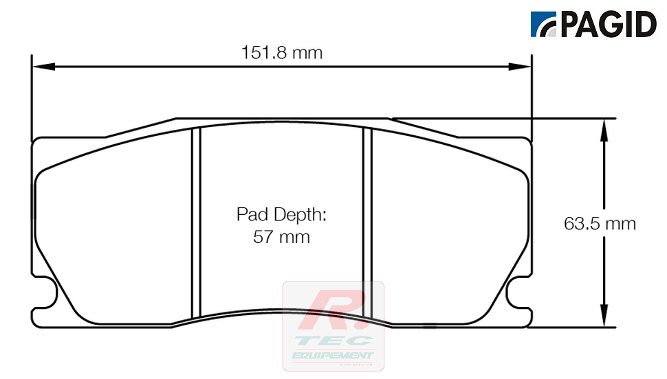 S8007 - Pagid brake pads RSL29