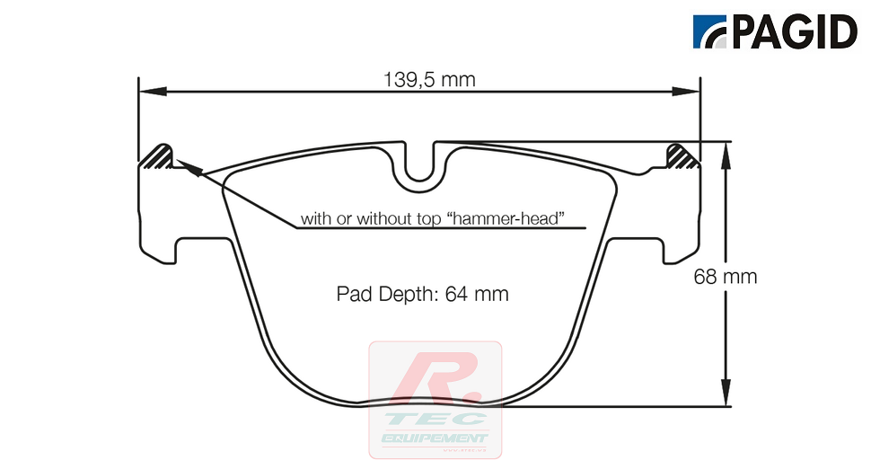 S8021 - Plaquettes de frein Pagid RSL1