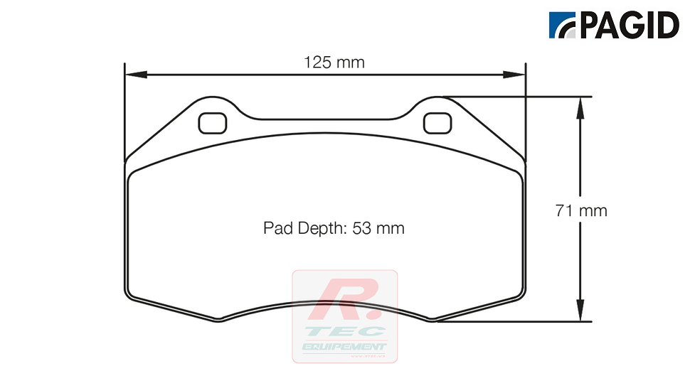 S8023 - Plaquettes de frein Pagid rodées RSL2