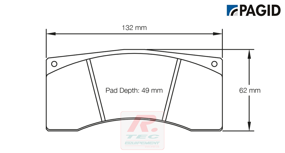 S8037 - Plaquettes de frein Pagid rodées RSL29
