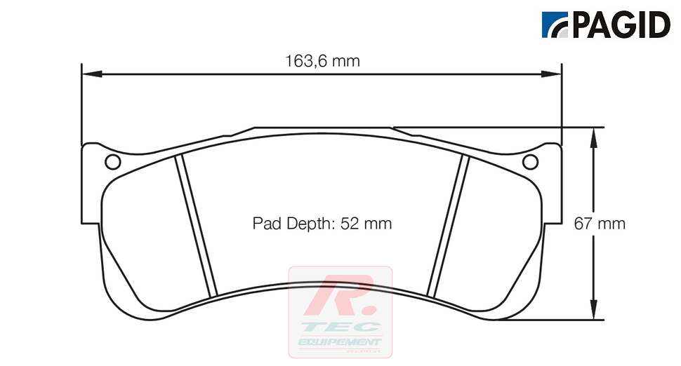 S8038 - Pagid brake pads rodées RSL29