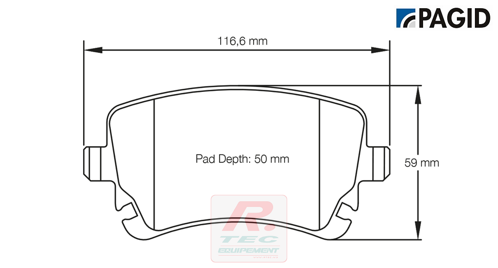 S8039 - Pagid brake pads RSL19