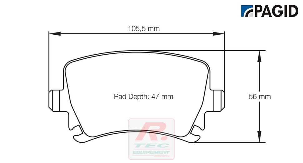 S8046 - Plaquettes de frein Pagid RSL19