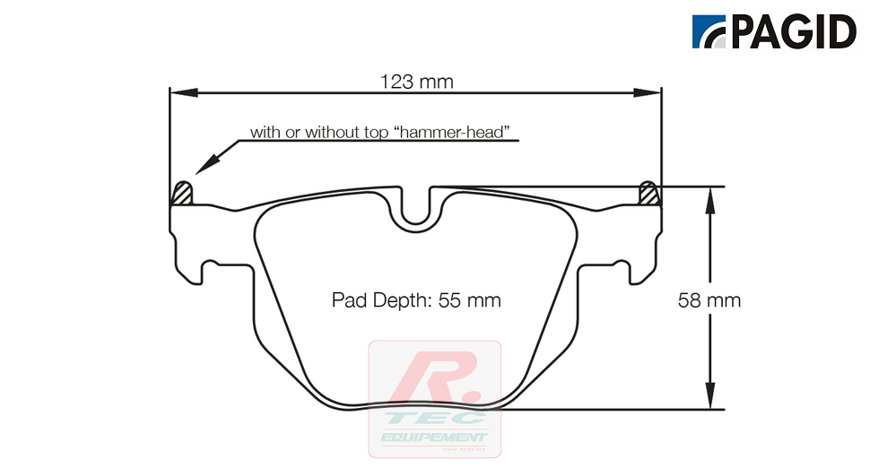 S8051 - Plaquettes de frein Pagid RSL19